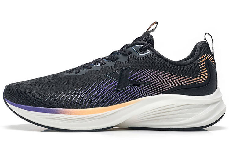 XTEP XTEP Cushioning Breathable Lightweight Low top Running Shoes Men's Black
