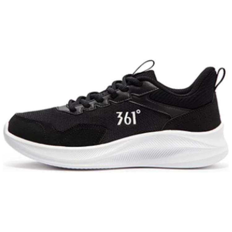 361° Comfortable Slip Resistant Abrasion Resistant Low top Running Shoes Women's Black White
