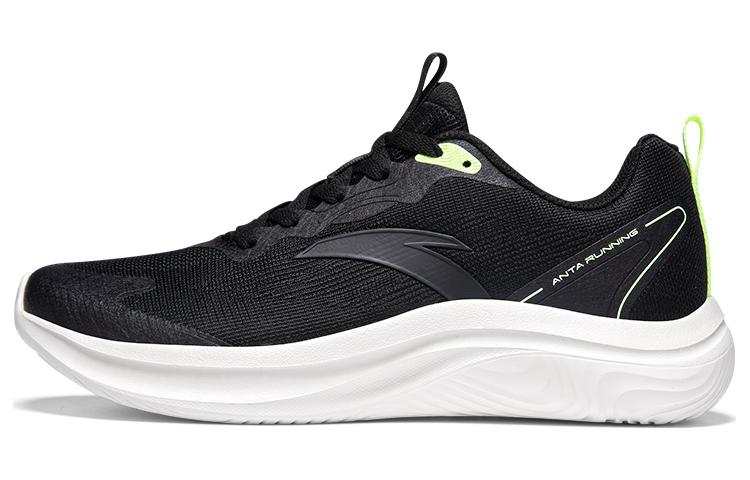 Anta Lingyun Slip Resistant Abrasion Resistant Slip Resistant Abrasion Resistant Low top Running Shoes Men's Black