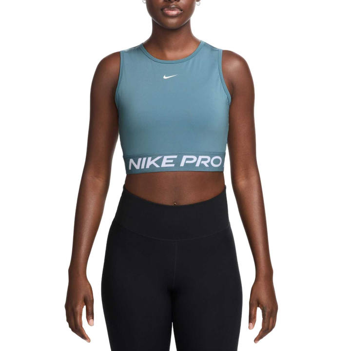 Nike Nike Pro Sleeveless Sports Shirts Women's Smoke Blue/White