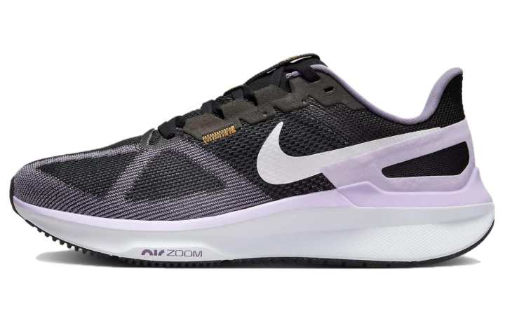 Nike Nike Women's Air Zoom Structure 25 Extra Wide 'Black Lilac Bloom'