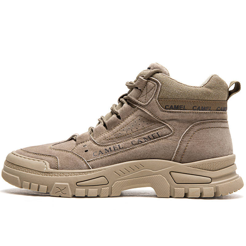 CAMEL Thermal Waterproof Abrasion Resistant Short Outdoor Boots 4cm Men's