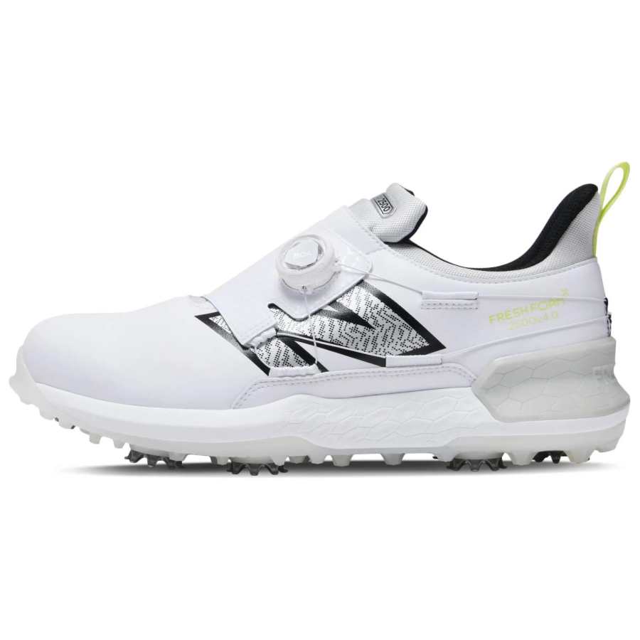 New Balance New Balance NB Fresh Foam Cushioning, Wear Resistant Low top Golf Shoes Unisex White Black