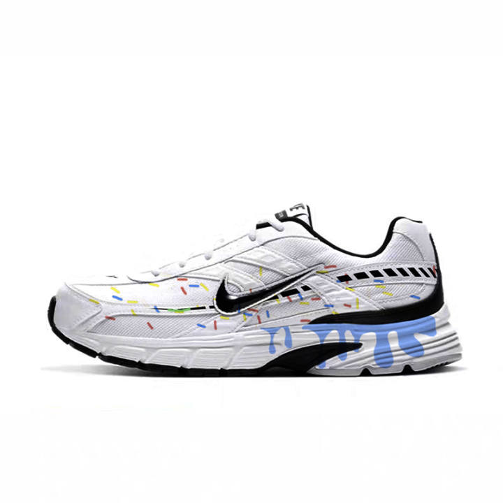 Nike Nike Initiator Slip Resistant, Abrasion Resistant, Breathable Low top Running Shoes Men's Black White