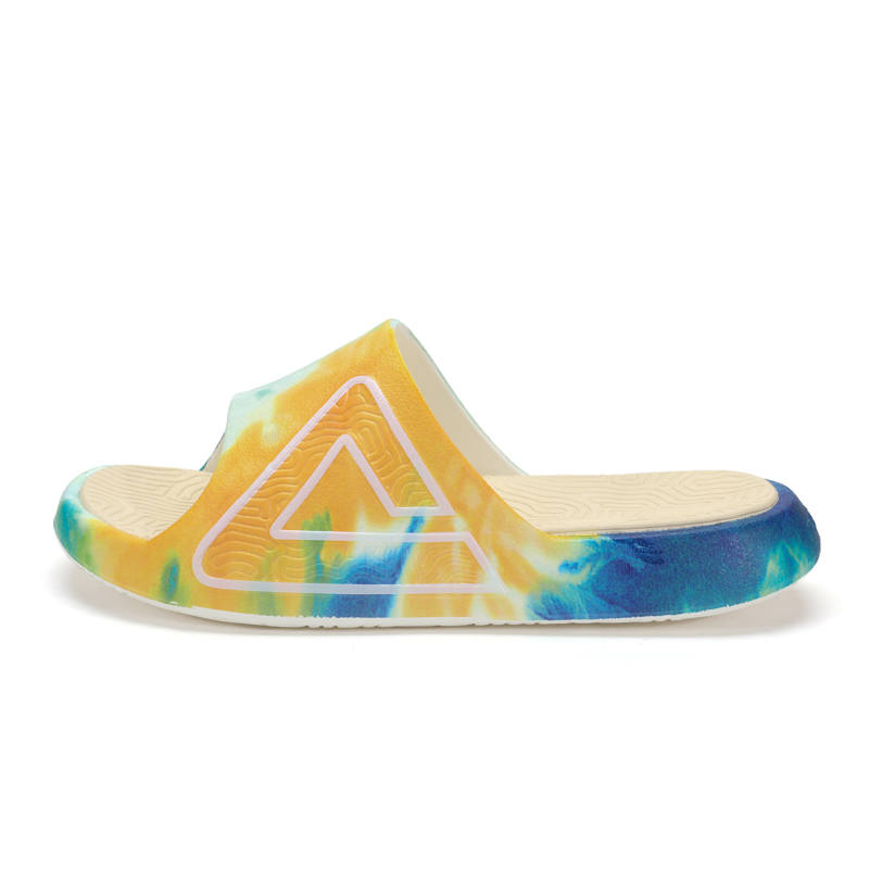 PEAK PEAK Statistic Sandals Slide Slippers Men's Milk Jade Blue