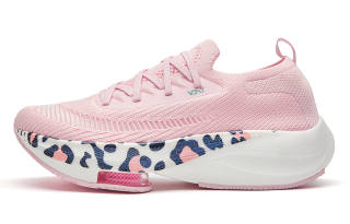 VOIT Running Shoes Unisex Low Top Pink/White