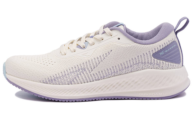 361° Comfortable Slip Resistant, Abrasion Resistant, Breathable, Lightweight Low top Running Shoes Women's White Purple