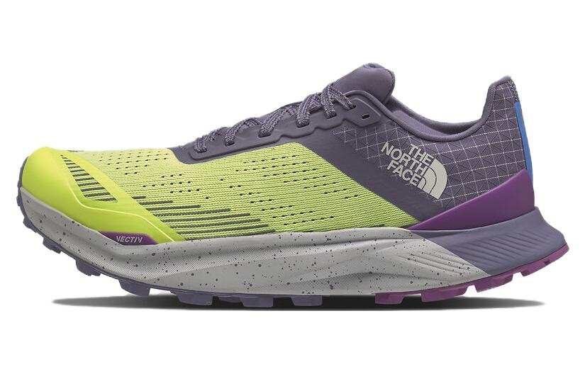 THE NORTH FACE Vectiv Traval INFINITE Cushioning Slip Resistant Low top Running Shoes Women's Green Purple