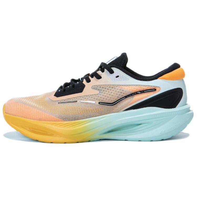 Erke Slip Resistant Abrasion Resistant Slip Resistant Abrasion Resistant Low top Running Shoes Men's Orange Green