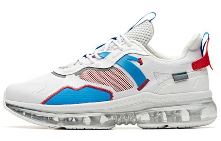 ANTA NASA x Anta Support Slip Resistant Cushioning Low top Running Shoes Men's Blue White