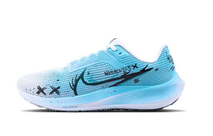 Nike Nike Air Zoom Pegasus 40 Abrasion Resistant Breathable Low top Running Shoes Men's Blue