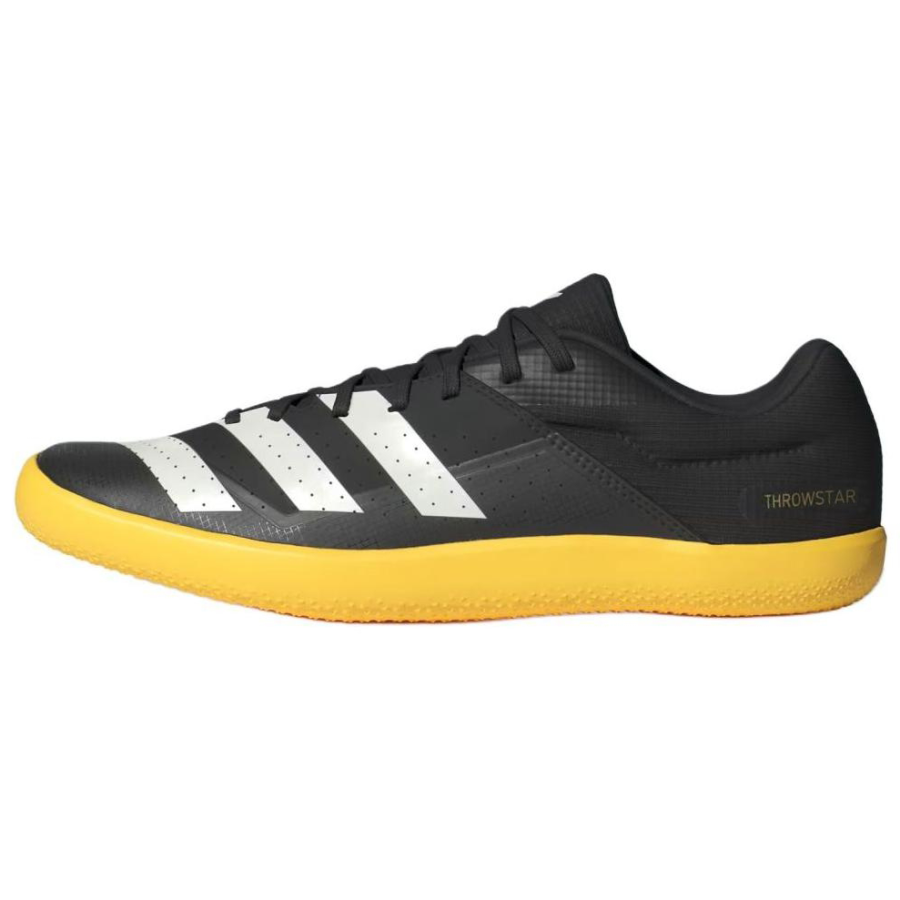 Adidas Adidas Abrasion Resistant Abrasion Resistant Low top Running Shoes Men's Black Yellow White