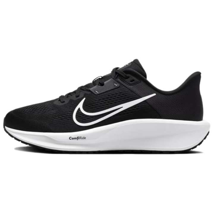 Nike Nike Quest 6 Breathable Low top Casual Training City Commuting Running Shoes Men's Black White Gray