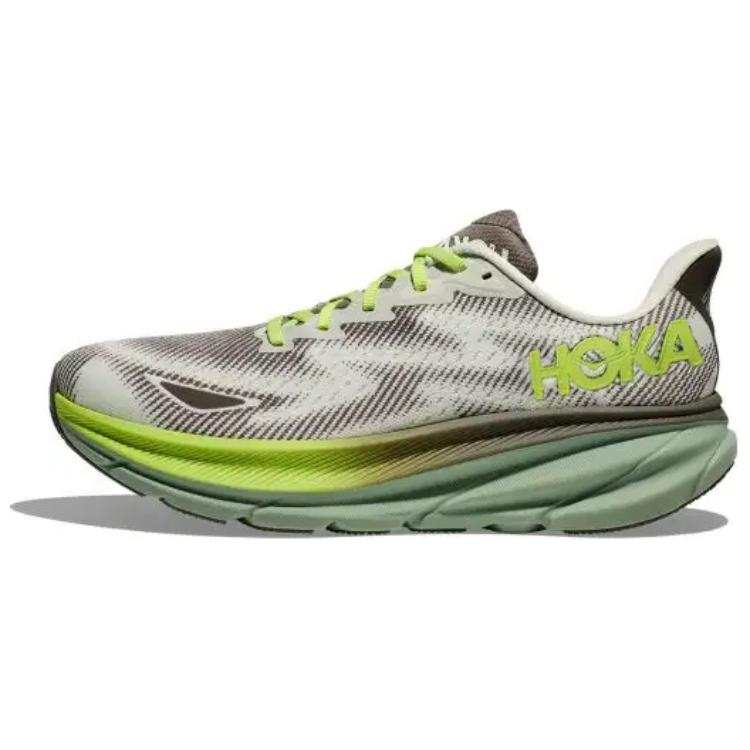 HOKA ONE ONE Clifton 9 Slip Resistant Abrasion Resistant Low top Super Lightweight Foam Midsole Casual Running Shoes
