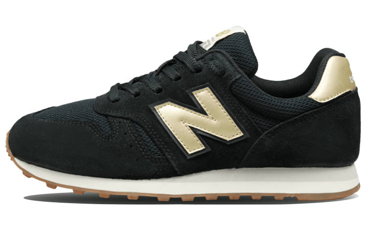 New Balance New Balance NB 373 Comfortable Fabric Low top Running Shoes Women's Black Gold