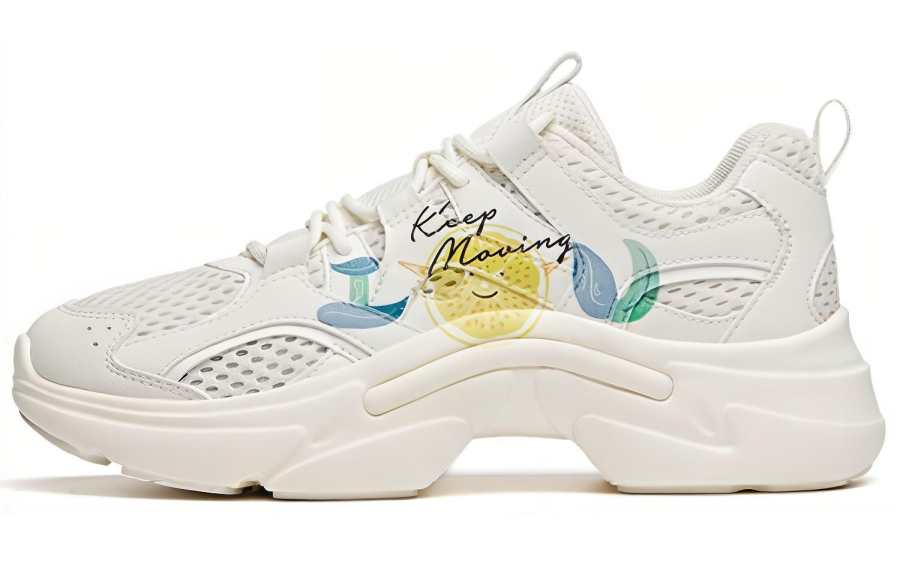 ANTA Running Series Sneakers 'White Yellow' Women's
