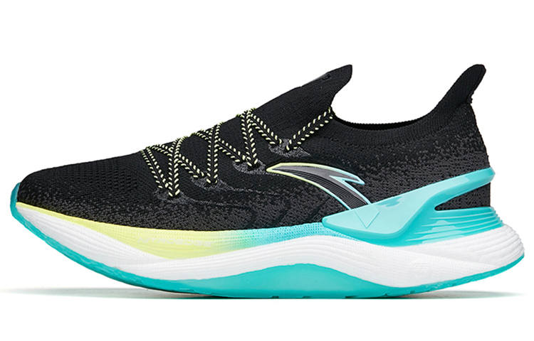 ANTA Chuang 2.0 Pro Running Shoes Men's Low Top Black/Yellow/Blue