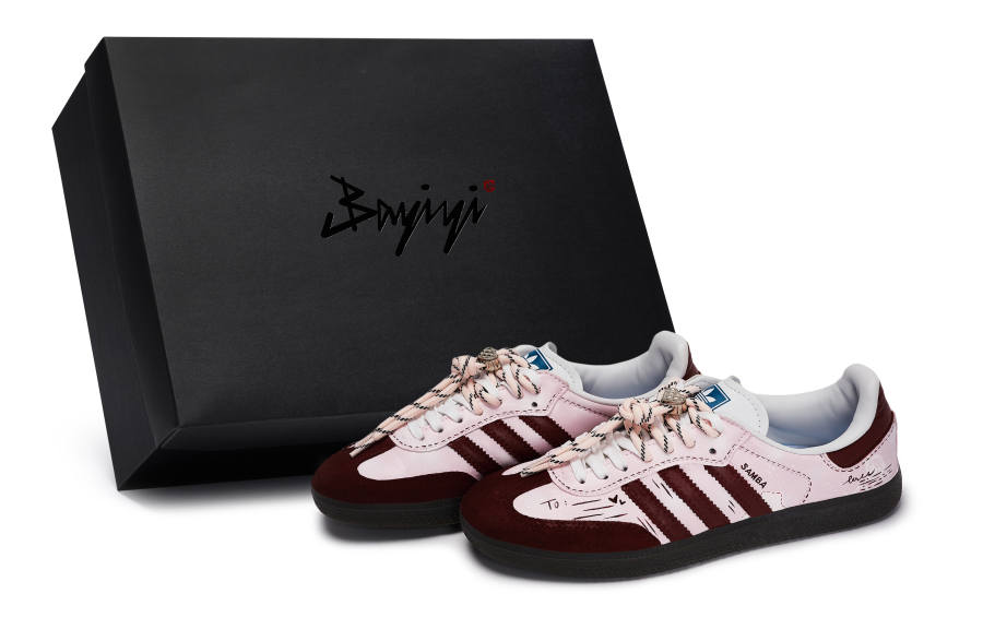 Adidas Originals SAMBA OG 811 Manufacturing, Love Confession Note, Special Shoe Box Abrasion Resistant