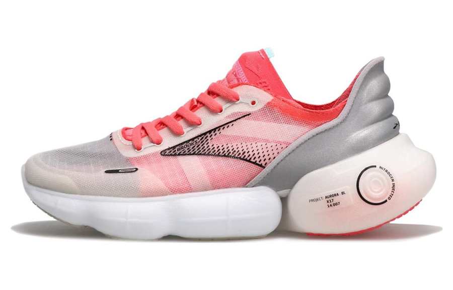 Brooks Aurora x Brooks Abrasion Resistant Cushioning Low top Outdoor Function Purple Violet Women's White Pink