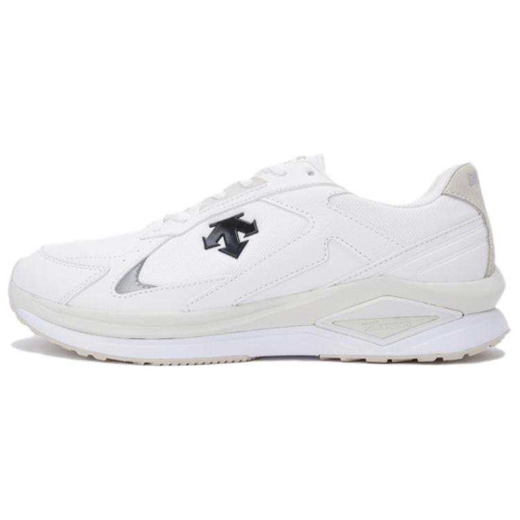 DESCENTE Low top Air Cushion Casual Running Shoes Unisex White