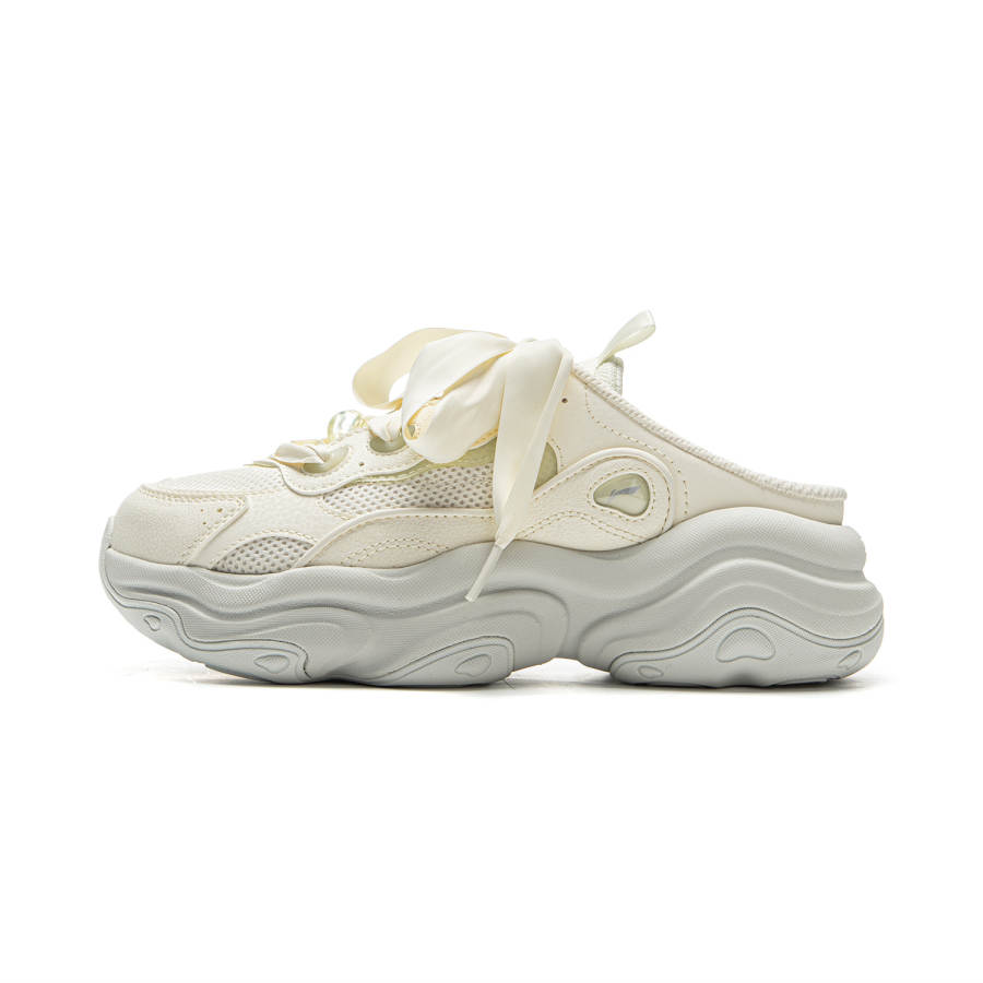 Li-Ning Li Ning Honey MULE Closed Toe Slippers Women's Beige