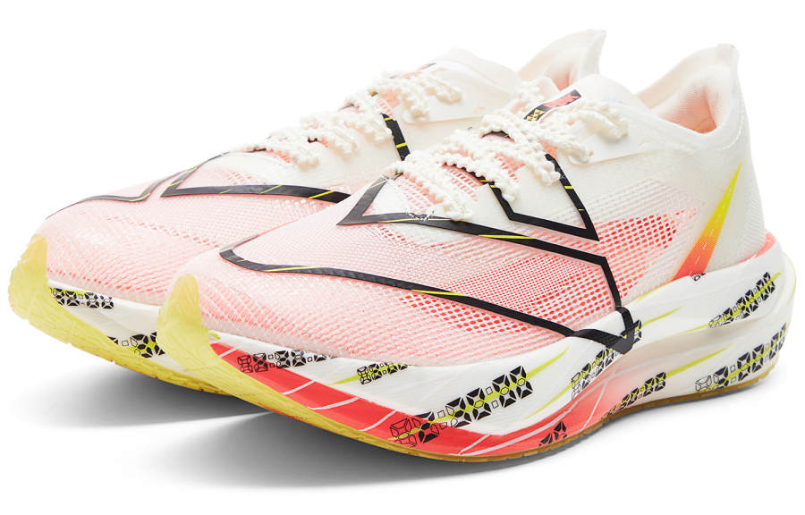 PEAK Taichi UP30 3.0ELITE Running Shoes Women's Low Top Super Light White Red