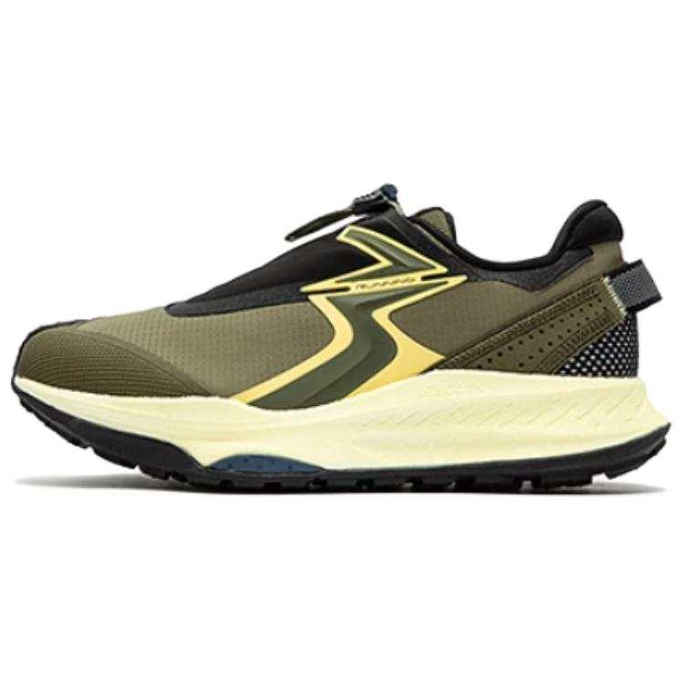 361° Wu Xia Collection Mesh Cushioning, Wear Resistant Low top Running Shoes Men's Black Green