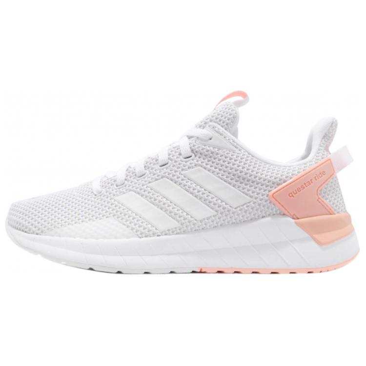 Adidas Adidas Questar Ride Slip Resistant Abrasion Resistant Low top Casual Running Shoes Unisex White