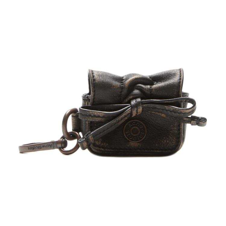 Acne Studios Acne Studios Calfskin Earphone Case Women's Bronze Metallic