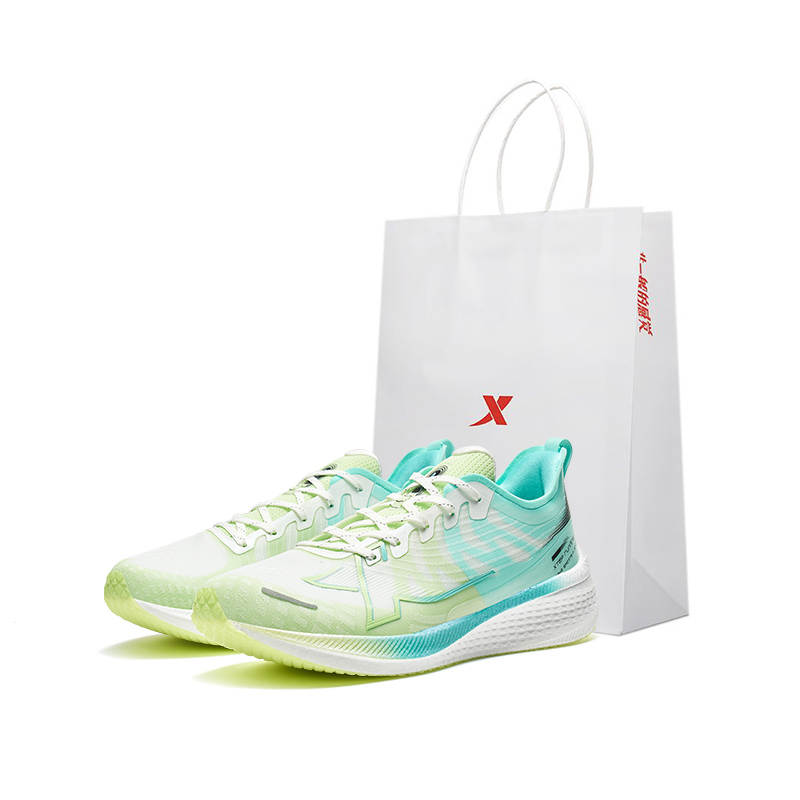 XTEP 2000km 1.0 Fabric Cushioning, Wear Resistant Low top Long Distance Running Shoes Men's
