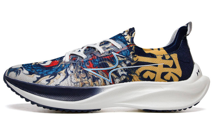HEALTH Soaring Dragon Low top Running Shoes Unisex Blue Yellow