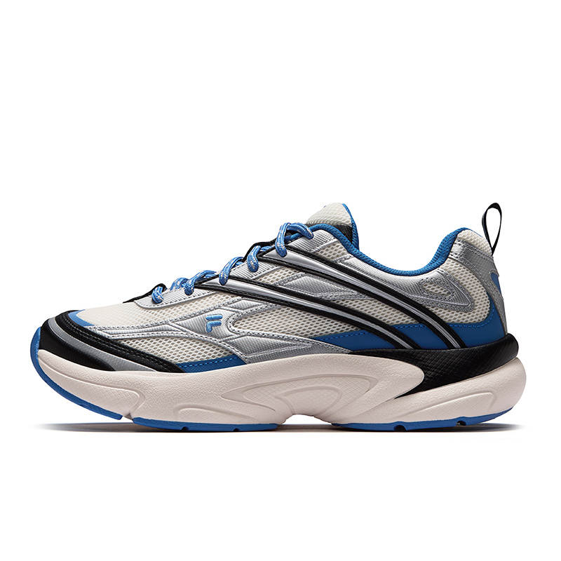 FILA FUSION LIGHT Trail Shoes Low top Casual Running Shoes Men's Beige Blue