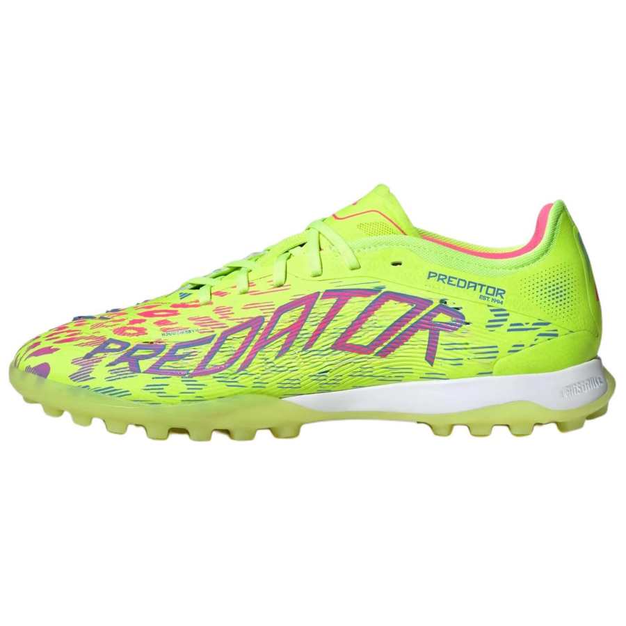 Adidas Adidas PREDATOR PRO TF Turf Slip Resistant Abrasion Resistant Soccer Shoes Unisex Lemon