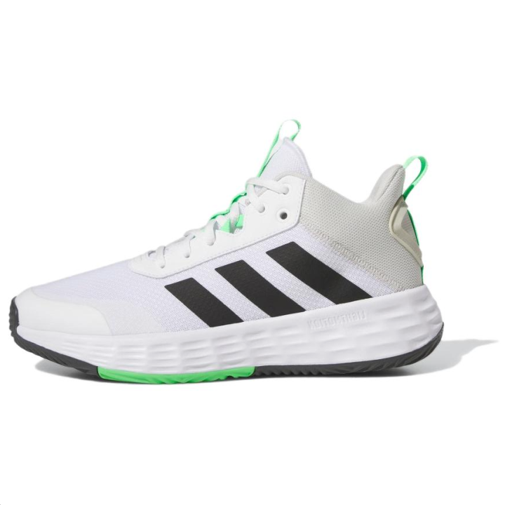 Adidas Adidas OwnTheGame 2.0 Mid top Basketball Shoes Men's White Black Green