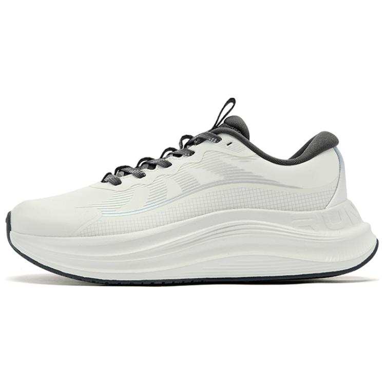 QIAODAN Cushioning Slip Resistant Low top Casual Running Shoes Women's White Black