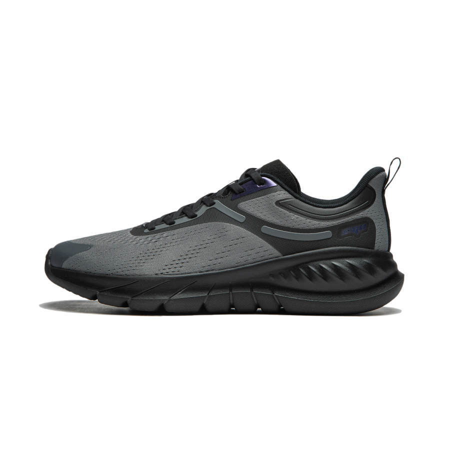 Li-Ning Li Ning Eazgo Flex V2 Low top Running Shoes Men's Gray Black