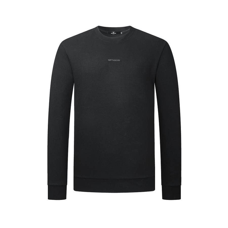 SEPTWOLVES SEPTWOLVES Sweatshirts Men's Crew Neck Moderate