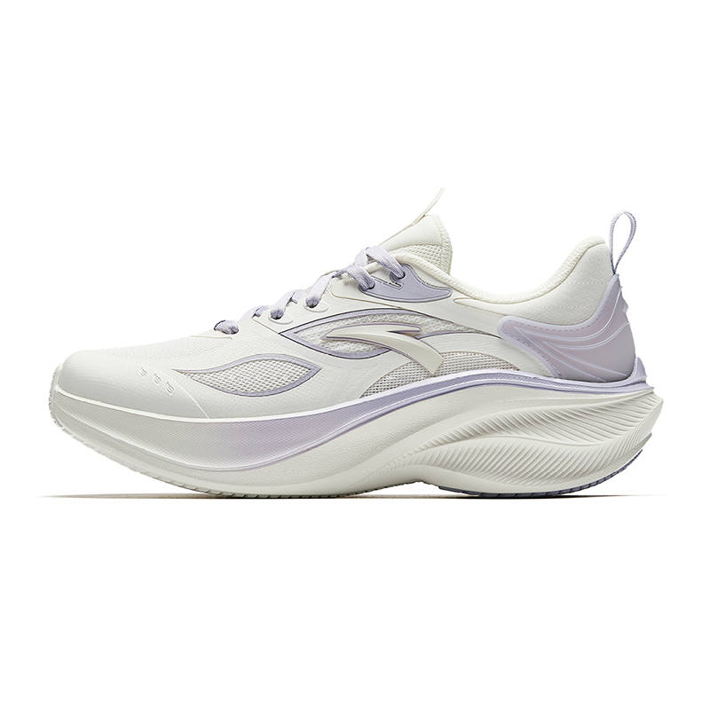 Anta Leaf 5.0 Low top Casual Long Distance Running Sprint Running Shoes Women's White Purple
