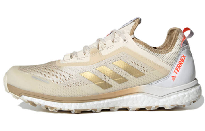 Adidas Adidas TERREX AGRAVIC FLOW Wear-Resistant Slip-Resistant Coverage Low-Top Casual Running Shoes Men's Gold