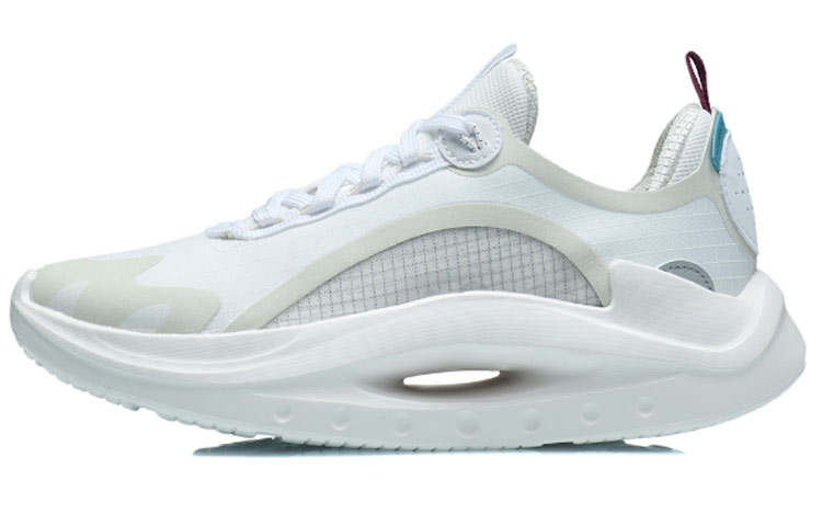 Li-Ning Li Ning Apocalypse Tianqi Culture Sports Lightweight And Breathable Low top Running Shoes Women's Light Gray Purple