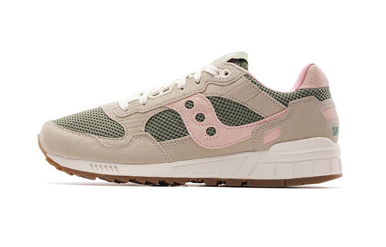 Saucony Shadow 5000 Vintage Slip Resistant Abrasion Resistant Low top Casual Running Shoes Unisex Gray Green