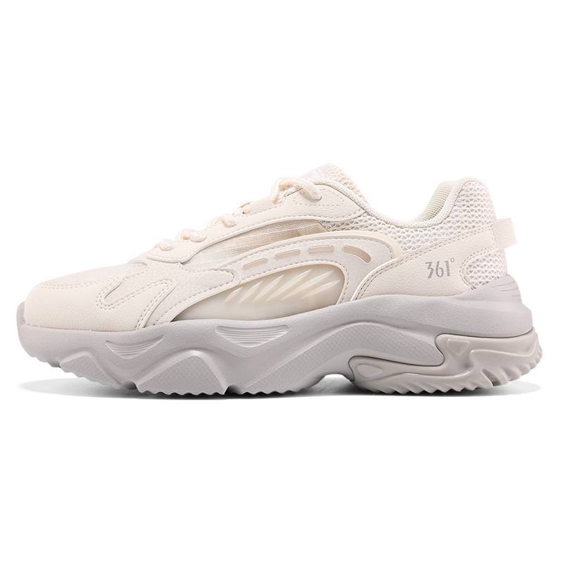 361° Yunshu Slip Resistant Breathable Cushioning Low top Casual Shoes Women's White
