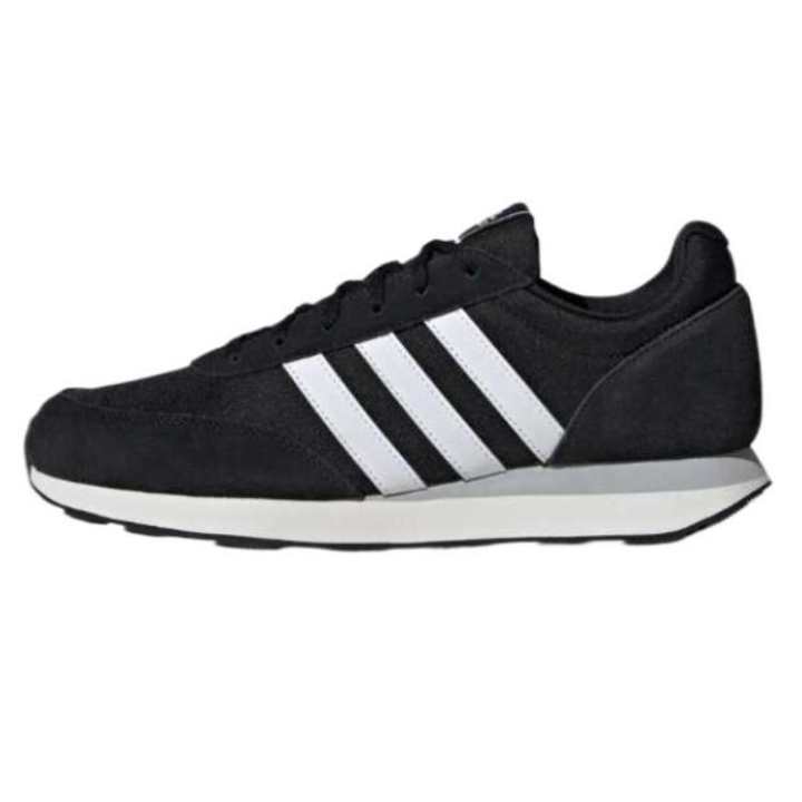 Adidas Adidas RUN 60S Comfortable Abrasion Resistant Low top Running Shoes Men's Black