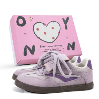 OYNN New Aaun Taro Purple Girlish Wear resistant And Lightweight Low top Skateboard Shoes Women's Purple