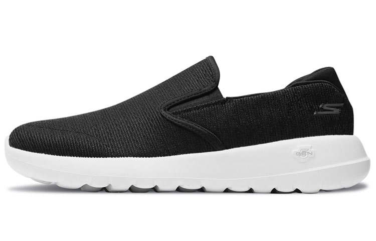 Skechers GO WALK Ma Slip on Textile, Synthetic Leather Breathable Low top Running Shoes Men's Black White