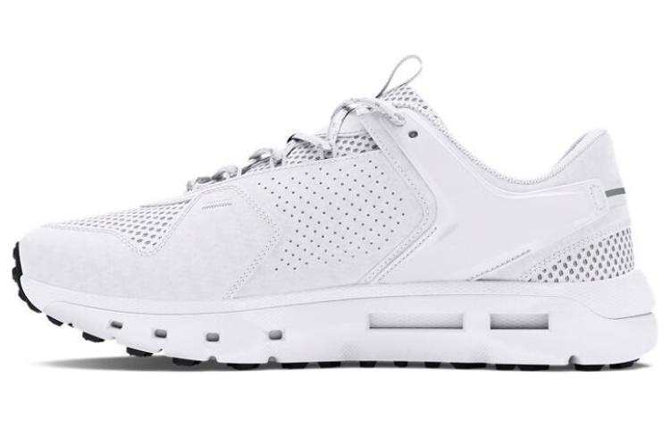 Under Armour Leather, Textile Cushioning, Wear Resistant Low top Casual Running Shoes Men's White