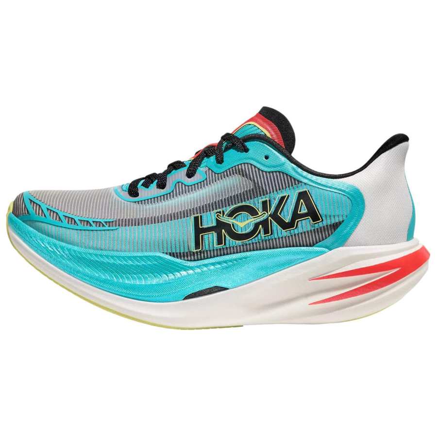 HOKA ONE ONE CIELO X1 Jacquard Low top Marathon Long Distance Running Racing Running Shoes Unisex Blue Green