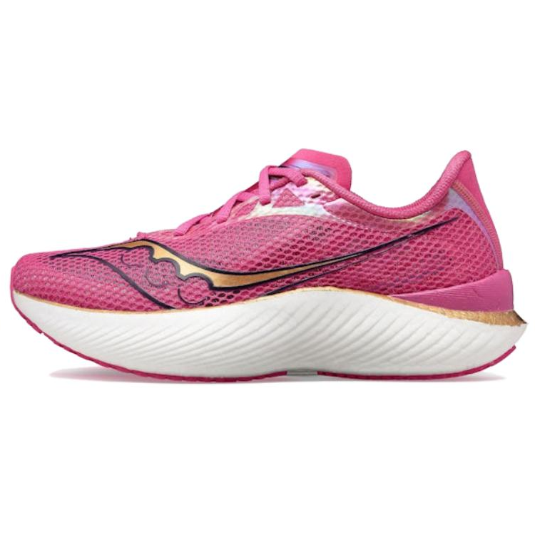 Saucony Endorphin Pro 3 Abrasion Resistant Low top Running Shoes Women's Pink White