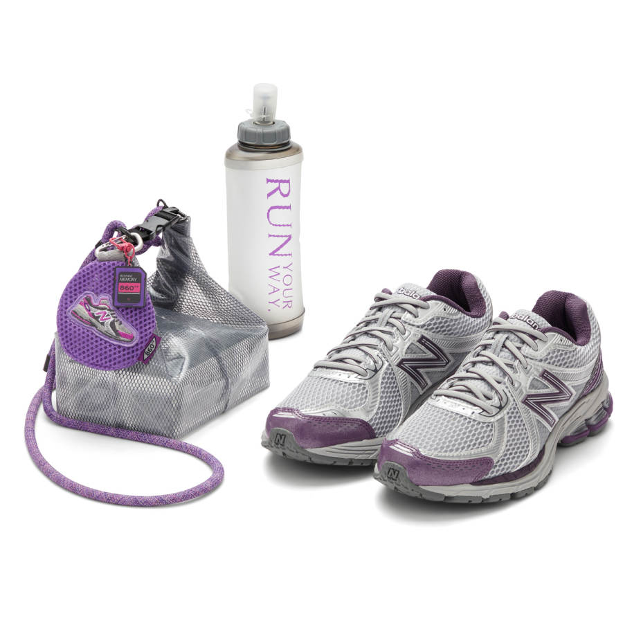 New Balance New Balance 860 V2 Mesh Low top Casual Running Shoes Unisex Silver Purple