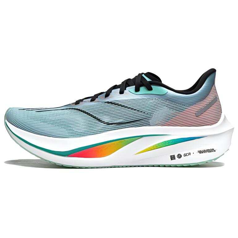 Li-Ning Li Ning Feidian 4 Challenger Running Shoes Men's Low Top Cyan/White